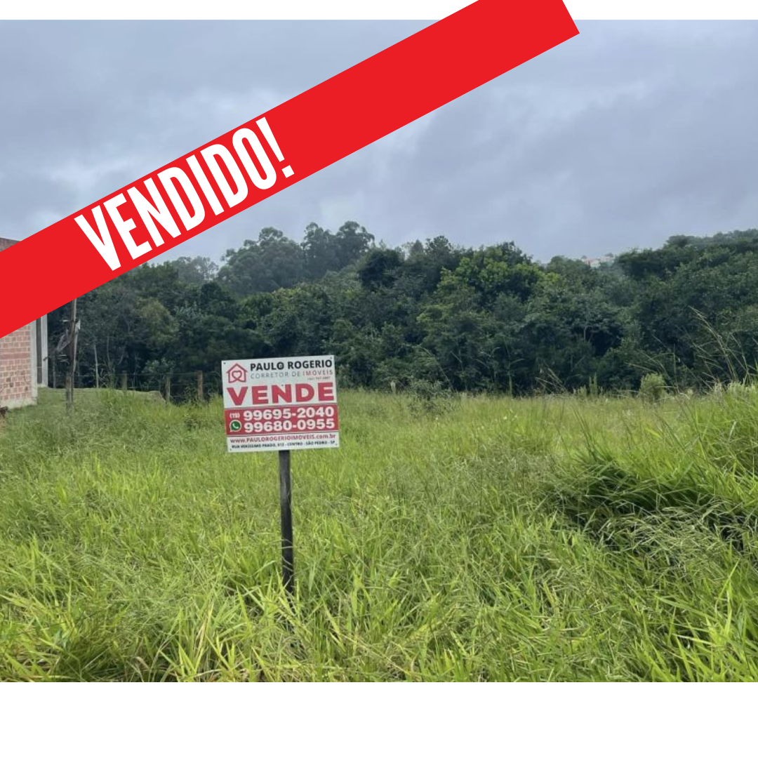 VENDE-SE TERRENO COM 1000 m2 BAIRRO ALTOS DO BOTÂNICO – SÃO PEDRO SP